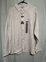 Gap Oxford Shirt Button Down Shale Green Stripe Men’s XXL - $39.60