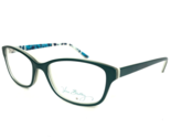 Vera Bradley Eyeglasses Frames VB Diana Katalina Blues Green Cat Eye 49-... - $118.79