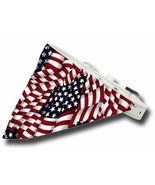 Tiny Dog White Collar Small US Flag Bandana MADE IN USA Free Shipping &amp; ... - $15.00