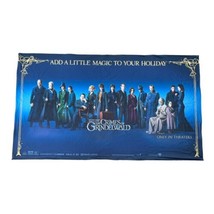 Fantastic Beasts Crimes Of Grindelwald Harry Potter Banner Movie Promo Fabric 7&#39; - £149.45 GBP