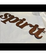 Inspirational bronze metal sign, says spirit measures 12” x 4” - $7.84