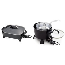 Presto 07117 12&quot; Electric Skillet with glass cover - £53.55 GBP