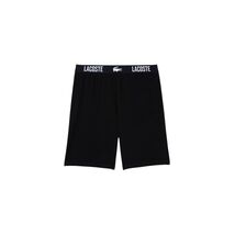 Lacoste Men's Straight Fit Logo Band Pajama Shorts Black-Size Large Cott... - $18.39