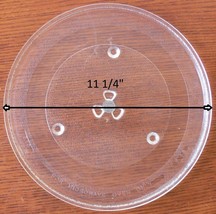 11 1/4&quot; MICROWAVE GLASS PLATE / TRAY 56001082 Fits Various Units USED CLEAN - $9.79