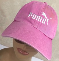 PUMA Pink Ladies Womens Discolored Strapback Baseball Cap Hat - £7.74 GBP