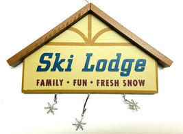 Midwest-CBK Ski Lodge Christmas Ornament Nwt Oop! Nos - $10.77