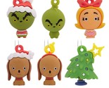 Hallmark Ornaments Dr Seuss The Grinch 6 Piece Mini Christmas Tree Ornam... - $18.49