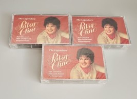 The Legendary Patsy Cline Her Greatest Hits and Finest Performances Cassette 1-3 - £20.98 GBP