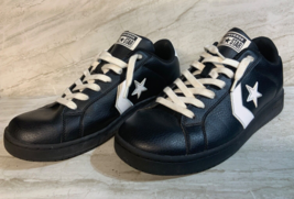 Converse Pro Leather OX Black/ White Sneakers Shoes 162866C Men&#39;s 8, Women 9.5 - £51.37 GBP