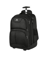 Rolling Backpack, 17 Inch Water Resistant Wheeled Laptop Backpack, Carry... - £108.68 GBP