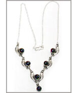 Collier Fait Avec Argent Et Ambre - $43.49