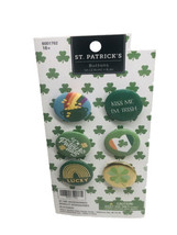 Set Of 6ST.PATRICK&#39;S Day PINS/Buttons - £9.07 GBP