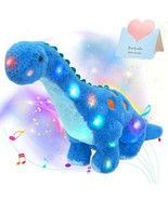 Led Musical Dinosaur Stuffed Diplodocus Animal Floppy Singing Light Up - £36.96 GBP