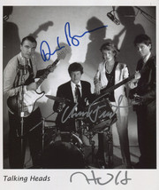 Talking Heads SIGNED 8&quot; x 10&quot; David Byrne Photo + COA 100% Genuine - £135.88 GBP