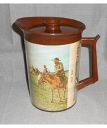 West Bend THERMO SERV Oregon-California Trail 2 QT PLASTIC Western Pitcher - $467.49 MXN