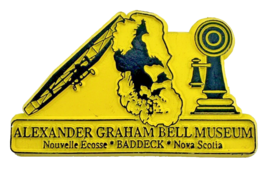 Vintage Magnet Alexander Graham Bell Museum Nouvelle Ecosse Baddeck Nova... - £11.67 GBP