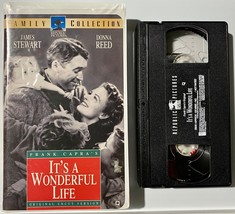 It&#39;s A Wonderful Life VHS James Stewart Donna Reed Tested - £2.30 GBP