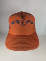 Snapback Hat Orange Klein Tools 130th Year Vintage Trucker Cap Adjustable - $18.99