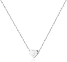 14K Gold Plated Tiny Heart Necklace Dainty Necklace for Women Personaliz... - £23.98 GBP