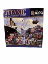 Titanic 100th Anniversary 1000pc COMPLETE Puzzle 27X19 The Boarding Process - $24.16