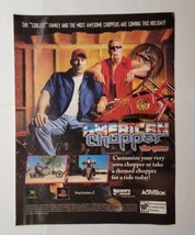 American Chopper: The Game PS2 Playstation 2 Xbox 2004 Magazine Print Ad - £11.89 GBP