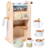 Pastel-Toned Wooden Coffee Maker Playset for Children - $64.98