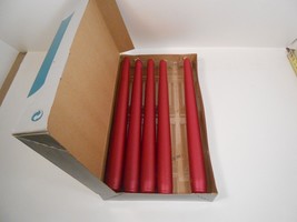 Partylite  (5) 10&quot; Unscented Metallic Mulberry Taper Candles - £13.23 GBP