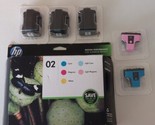 Genuine HP 02 Ink OEM Five Color Ink Cartridge Combo Pack Exp 11/2013 + ... - $32.73