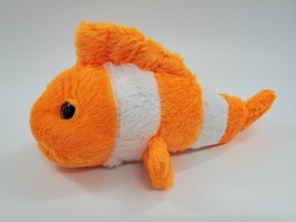 Petting Zoo Clown Fish Orange White Soft Plush Stuffed 10&quot; Animal Toy B311 - £9.43 GBP
