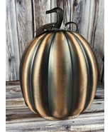 Bath &amp; Body Works BBW 3-Wick Jar Candle Holder - Large Pumpkin - 8&quot; Tall - £25.47 GBP