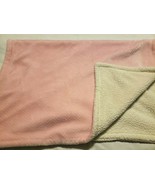 Parents Choice Baby Blanket Chevron Zig Zag Stripe Pink Cream Sherpa Wal... - £19.59 GBP