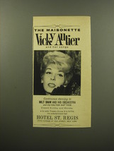 1959 Hotel St. Regis Ad - The Maisonette Vicky Autier and her songs - £14.76 GBP