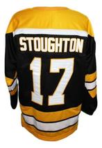 Any Name Number Cincinnati Stingers Retro Hockey Jersey New Stoughton Black image 2