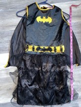 BATGIRL BATMAN TUTU DRESS SUPERHERO Halloween 2 pc girl&#39;s COSTUME  LARGE - £7.88 GBP