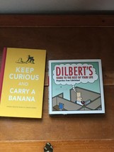 Lot Of Dilbert’s Guide To The Rest Of Your Life &amp; Curious George Keep Curious - £7.80 GBP