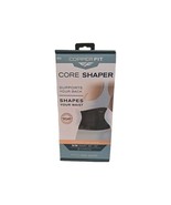 COPPER FIT Core Shaper Back Support S/M Shapes Waist 26&quot;-34&quot;, Charcoal New - €16,80 EUR