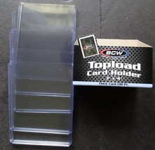(5 Loose Holders) BCW 138pt Thick Card Top Loader Card Holder  - £3.20 GBP