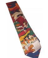 Men’s Necktie Flintstones 100% Silk Vintage 1993 RM Style &quot;Rack-O-Ribs&quot; - €5,61 EUR