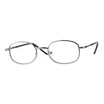 Klarglas Brille Mit Bifokale Lese Linse Klein Oval Rahmen Feder Scharnier - €9,72 EUR+