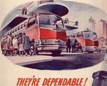 1946 Champion Spark Plugs Bus Lines  Ad - £10.90 GBP
