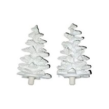 Trendmasters Winter Wonderland Christmas Magic  2 Large White Fir Trees - £7.97 GBP