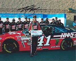 Autographed 2015 Kurt Busch #41 Haas Automation Racing Fontana Coors Light Pole - £60.47 GBP