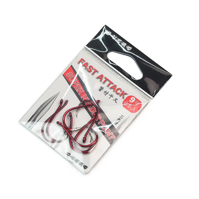 Fishing Barbed Hook Bend Mouth Triangular Fast Attack Super Needle Point Fishhoo - £47.45 GBP