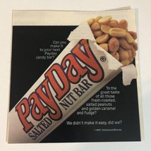 1977 Payday Candy Bar vintage Print Ad Advertisement pa7 - £3.94 GBP