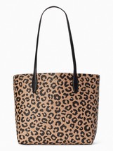 New Kate Spade Arch Leopard Print Reversible Tote with Pouch Natural / Dust bag - £129.03 GBP