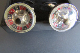 Juicy Couture Man Cufflinks Sterling Silver Roulette Vintage condition in JC Box - $123.75