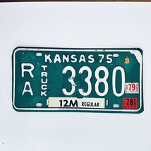 1979 United States Kansas Rawlings County Truck License Plate RA 3380 - £14.08 GBP