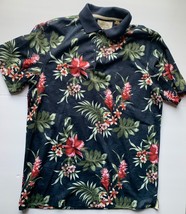 Tasso Elba Island Mens Short Sleeve Pull Over Shirt SZ S Hawaiian Style - £15.02 GBP