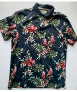 Tasso Elba Island Mens Short Sleeve Pull Over Shirt SZ S Hawaiian Style - $25.79 CAD