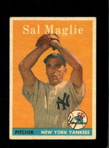1958 TOPPS #43 SAL MAGLIE VG+ YANKEES UER NICELY CENTERED *NY8385 - $12.74